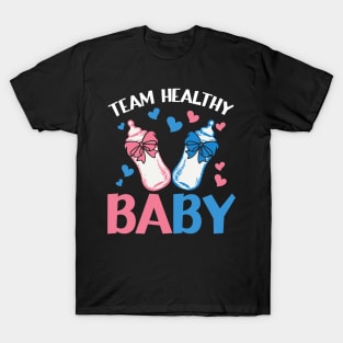 Gender Reveal Party Team Healthy Baby T-Shirt